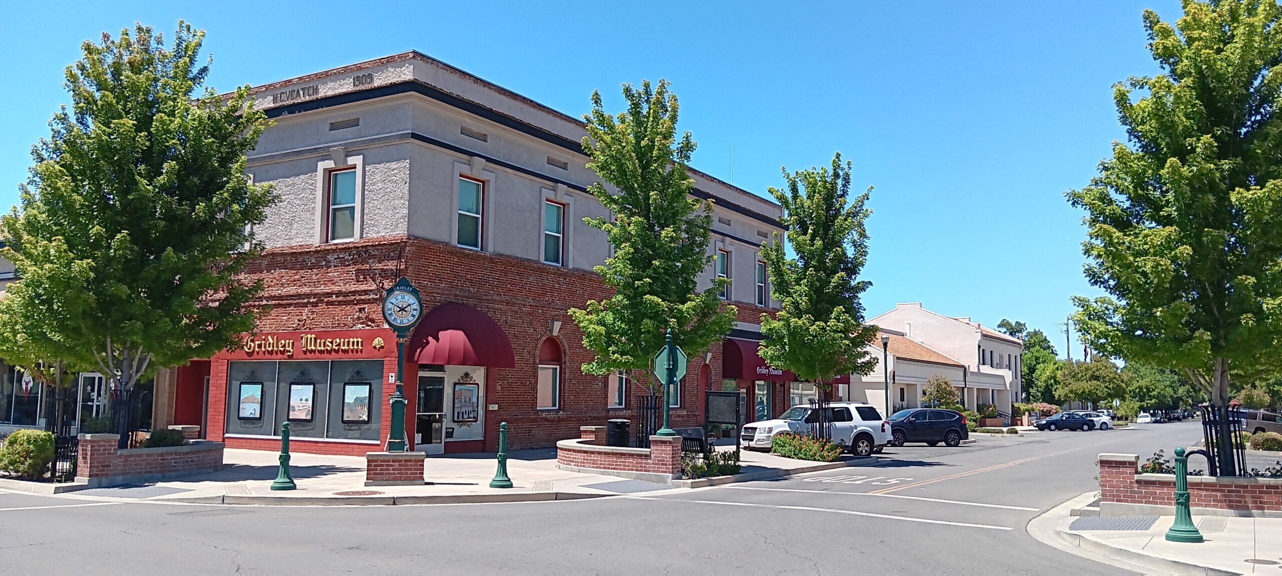 A streetview of the museum
